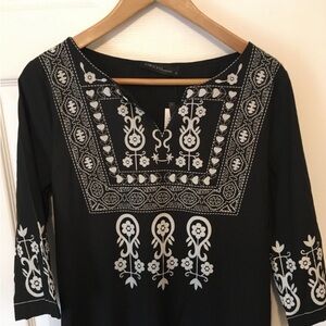 Caftan with side slits